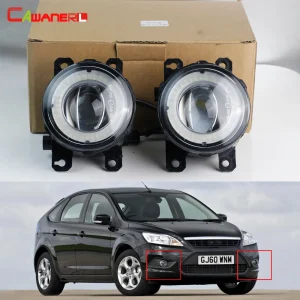 2 pezzi Auto LED Fendinebbia Angel Eye Luce di marcia diurna DRL 30W 8000LM 12V Styling per Ford Focus MK2 MK3 2008-2015