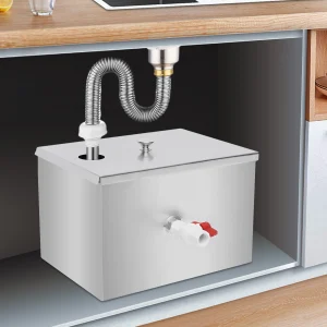 Separatore di grasso per acque reflue in acciaio inossidabile, separatore di grasso, separatore di olio per cucina