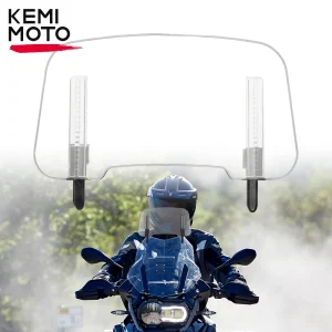 KEMIMOTO Parabrezza Moto Universale Parabrezza Deflettore per BMW R1250GS R1200GS Aumentare Estensione Parabrezza Accessori