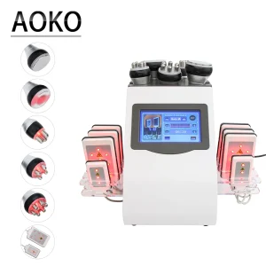 AOKO nuovo 6 in 1 40K cavitazione sottovuoto perdita di peso Devic Machine SPA perdita di peso dimagrante rimozione della Cellulite corpo sottovuoto