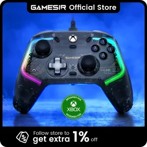 GameSir Kaleid Controller Xbox Gamepad cablato per Xbox Series X, Xbox Series S, console di gioco Xbox One, con joystick ad effetto Hall