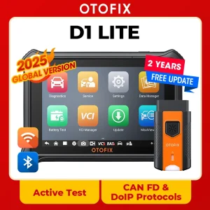 OTOFIX D1 LITE OBD2 Scanner Strumento diagnostico per auto Bluetooth Controllo bidirezionale wireless OBD Strumento di scansione automobilistica Test attivo