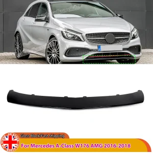 Labbro anteriore per Mercedes benz Classe A W176 A45 A160 A180 A220 A250 2016 2017 2018 Paraurti anteriore Coperchio inferiore Trim 1768852300