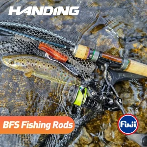 HANDING Magic L Micro Canna da pesca BFS 78g canna da pesca in carbonio peso esca 1-8g FUJI®O + A Guide Rings asta di colata UL/L