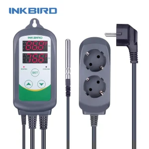 INKBIRD Termoregolatore digitale con regolatore di temperatura ITC-308 AC 110-220V Uscita Termostato Sensore strumento di controllo calore/freddo