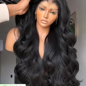 Parrucche frontali in pizzo trasparente HD dell’onda del corpo dei capelli umani 13×6 30 40 pollici parrucca dei capelli umani dell’onda del corpo per le donne nere 250 densità