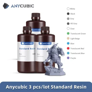 ANYCUBIC 405nm resina UV per fotone stampante 3D Photon Mono X materiale di stampa LCD sensibile ai raggi UV normale 1kg liquido