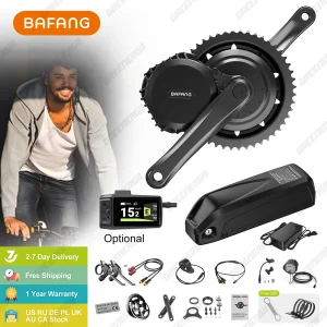 Kit motore Bafang BBSHD 1000W con batteria 20Ah Mid Drive 52V 48V Kit motore bicicletta elettrica per conversione Ebike Set completo