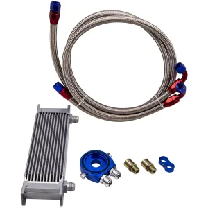 Kit adattatore filtro radiatore olio AN10 Trust a 13 file per Toyota Honda VW Skoda Golf