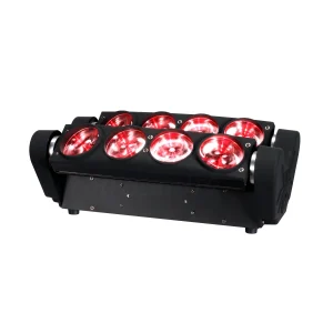 8x15W 4in1 RGBW Fascio Testa mobile Wash DJ Bar Strobe Effetti scenici Led Spider Light