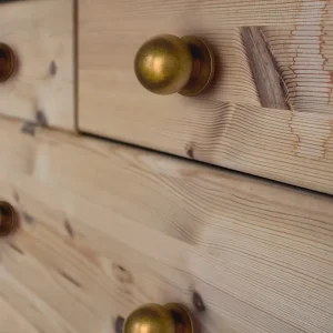 Manopole per mobili in ottone antico Maniglie per cassetti Maniglie in lega di zinco Hardware moderno di metà secolo per armadio da cucina e bagno