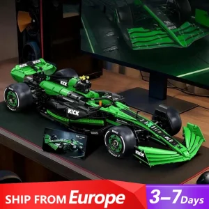 Set di auto modello sportivo Kick SAUBER F1 C44, kit di auto da corsa 1:8 modello 2553 pezzi blocchi di costruzione amanti delle auto fan di auto muscolari