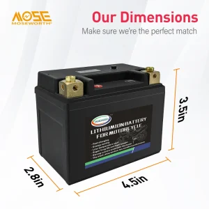 Batteria al litio per moto 12V 2Ah 3AH 4AH Litio ferro fosfato BMS CCA 160A 180A 260A per batterie ATV UTV per moto