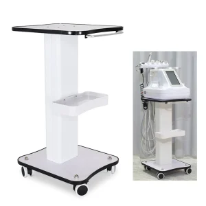 Bymaocar Beauty Rolling Cart Trolley da salone Stand Vassoio per strumenti di bellezza con ruota Carrello portaoggetti per attrezzi per estetista