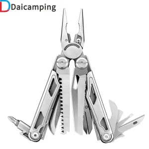 Daicamping DL1 Forbici da taglio extra Morsetto per sega Multi utensili / Pinze a clip Coltello pieghevole EDC pieghevole multifunzionale Multiutensili