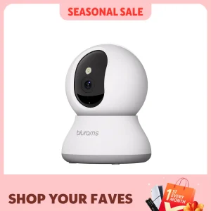 Telecamera di sicurezza interna 2 pezzi 2K, telecamera di sicurezza domestica per cani/anziani, telecamera di sicurezza con aggiornamento chiamate one-touch A31S-2pc