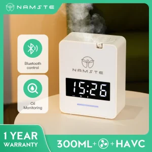 Namste Diffusore di aromi per la casa Deodoranti Spruzzatore Aromaterapia Dispositivo di profumo Smart Home Diffusore di oli essenziali con telecomando