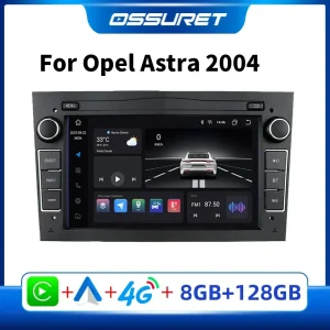Lettore multimediale Android per Opel Astra H 2004 Vectra Vauxhall Antara Zafira Corsa C D Vivaro Meriva Veda Carplay autoradio EQ