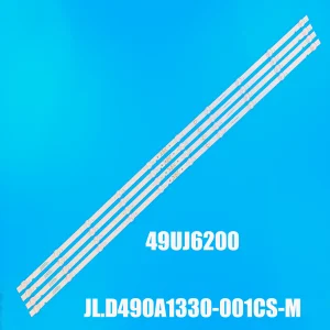 Striscia di retroilluminazione a LED per 49UJ6200 49UJ620V 49UJ6200-UA 49UJ620V-ZA 49PUF6072/T3 JL.D490A1330-001CS-M 001BS-M2 HV490QUB-N8A