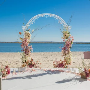 SUSIRE Glam Wedding Arch Stand Fondale Supporto per piante da giardino per feste nuziali, cerimonia di nozze
