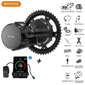 [Consegna in 3 giorni] Kit motore Mid Drive Bafang 48V750W Motore per bicicletta elettrica Ebike BBS02B per dimensioni compatibili BB 68-73MM/100MM