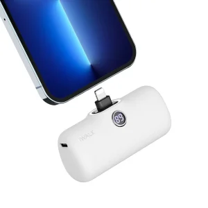 IWALK Capsule Pocket Mini Power Bank portatile 4800mAh Ricarica rapida Power Bank Display digitale Adatto per iPhone Lightning