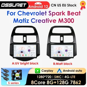 Carplay Android Auto Autoradio per Chevrolet Spark Beat Matiz Creativo M300 Auto Sistema Intelligente Audio Navi GPS Autoradio 7862