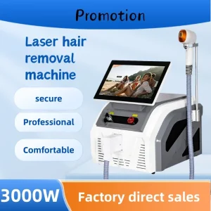 2025 3000W Diodo 755 808 1064nm 940nm 4 lunghezze d’onda Diodo Laser Ghiaccio Macchina laser al titanio Attrezzatura per la depilazione del corpo
