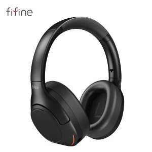 Auricolare wireless Bluetooth FIFINE, cuffie con cancellazione del rumore con modalità trasparenza, bassi profondi, chiamate chiare, riproduzione 65 ore -X3