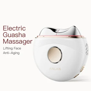 ANLAN Elettrico Guasha Massaggiatore EMS Face Lifting Anti-età Rimuovere Edema Rassodante Pelle Clod Raschiando Calore Cura Della Pelle Dispositivo di Bellezza