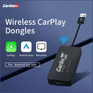 CarlinKit USB Wired/Wireless CarPlay Dongle Wired/Wireless Android Auto AI Box Mirrorlink BT Auto Connect per autoradio Android