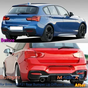 Paraurti posteriore Lip Spoiler Diffusore per Bmw F20 F21 Paraurti posteriore Lip Diffusore Spoiler Splitter posteriori Guardia Telaio Deflettore AUTO