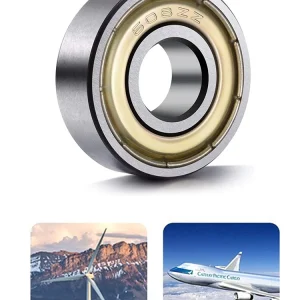 10 pezzi 608ZZ cuscinetto a sfere a gola profonda doppio scudo cuscinetti a sfera per skateboard fila singola per skateboard pattini in linea scooter