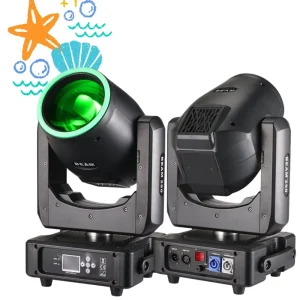 Luce da palco Lyre 250W 8R RGBW BEAM DMX512 con testa di controllo audio mobile e luce DMX DJ, adatta per musica di matrimonio