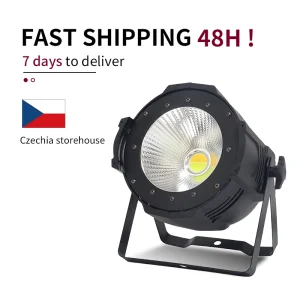 DMX512 Luce da palcoscenico 200W Illuminazione bianca calda e fredda DMX Lega di alluminio LED Par COB Concerto DJ Home Entertainment