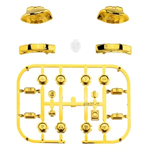 eXtremeRate Set completo di pulsanti con strumenti per Nintendo Switch e JoyCon OLED, sostituzione cromata ABXY SR SL L R ZR ZL Trigger