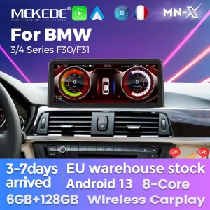 EU Warehouse Android 14 Autoradio BT per BMW serie 3 F30 F31 F34 serie 4 F32 F33 F36 Wireless Carplay Multimedia GPS Autoradio car player android auto multimedia BT Wifi autoradio 2din android