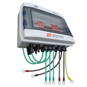 Protezione dell’illuminazione Scatola di controllo dell’energia ibrida solare eolica Scatola di distribuzione CA combinatore CC fotovoltaico con scaricatore di protezione contro le sovratensioni SPD