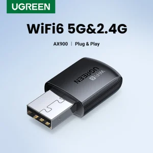 Adattatore WiFi UGREEN AC650 AX1800 WiFi6/5 5G e 2.4G Dongle per scheda WiFi USB per Laptop Desktop Antenna Wifi scheda di rete Ethernet USB