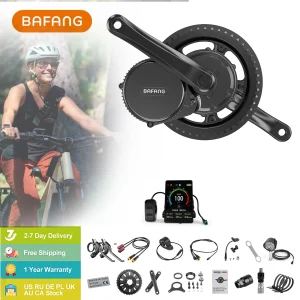 Bafang CAN 750W Mid Drive Motor Kit di conversione bicicletta elettrica BBS02B BBS02 Motore Ebike 68-73mm 100mm Mountain Triciclo Bike