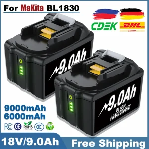 Batteria ricaricabile 6.0ah/9.0Ah batteria 18V BL1830 BL1815 BL1860 BL1840 batteria di ricambio per elettroutensili per Makita