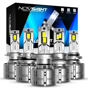 NOVSIGHT N60 200W 20000LM Super Bright H7 LED Canbus H4 H11 H8 H9 9005 HB3 9006 HB4 H13 9012 Lampada per auto 6500K Lampadine per fari per auto