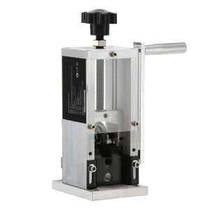 SucceBuy Macchina spelafili manuale Telaio in alluminio portatile 1.5-25mm 1.5-40mm Pelapatate per il riciclaggio di rottami di cavi
