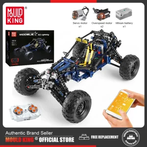 MOLD KING 18018 Tecnico Arrampicata Auto Il MOC-3028 lampo APP Modello di Auto di Controllo Remoto Giocattoli Dei Mattoni Per I Bambini Regali Di Natale