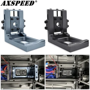 Staffa di Base per montaggio motore in lega di alluminio AXSPEED per accessori di aggiornamento per camion Buggy per auto modello RC X-MAXX 1/5