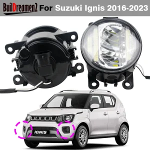 2X30W auto LED fendinebbia luce di marcia diurna DRL Assembly 8000LM 12V per Suzuki Ignis 2016 2017 2018 2019 2020 2021 2022 2023