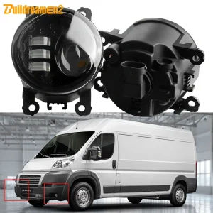 2 pezzi H11 auto LED lente fendinebbia 30W 3000LM paraurti anteriore fendinebbia styling per Fiat Ducato (250_, 290_) 2006-2023
