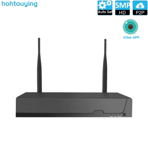 Registratore NVR wireless Icsee 8CH H.265 HD 5MP 4K per sistema di telecamere CCTV WIFI ICSEE XMEYE Supporto telecamera ONVIF