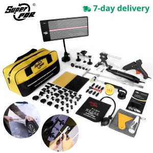 Strumenti di riparazione di ammaccature per Auto professionali Kit di riparazione di ammaccature senza vernice Kit di rimozione di ammaccature per carrozzeria Auto estrattore di ammaccature per