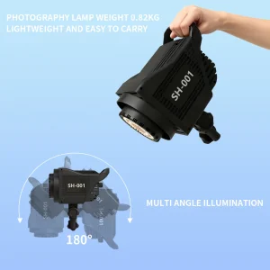 SH 90W Fotografia LED Luce video Lampada solare bilanciata a luce diurna per illuminazione Softbox Ritratto Flash Accessori da studio